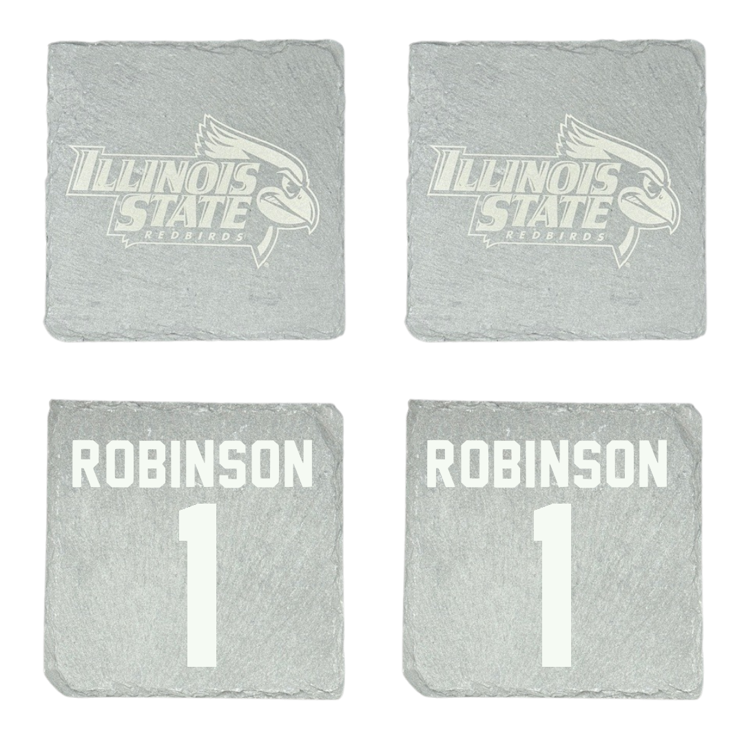 Illinois State University Baseball Stone Coaster (4 Pack)  - #1 Shai Robinson