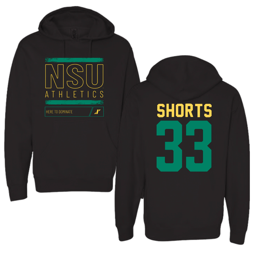 Norfolk State University Softball Black Dominate Hoodie - #33 Emory Shorts