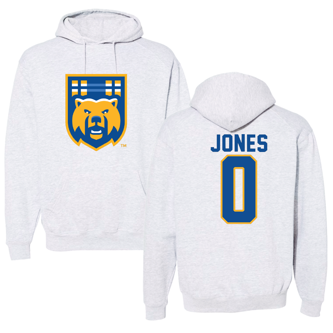 University of California-Riverside Basketball Light Gray Hoodie - #0 Tyler Jones