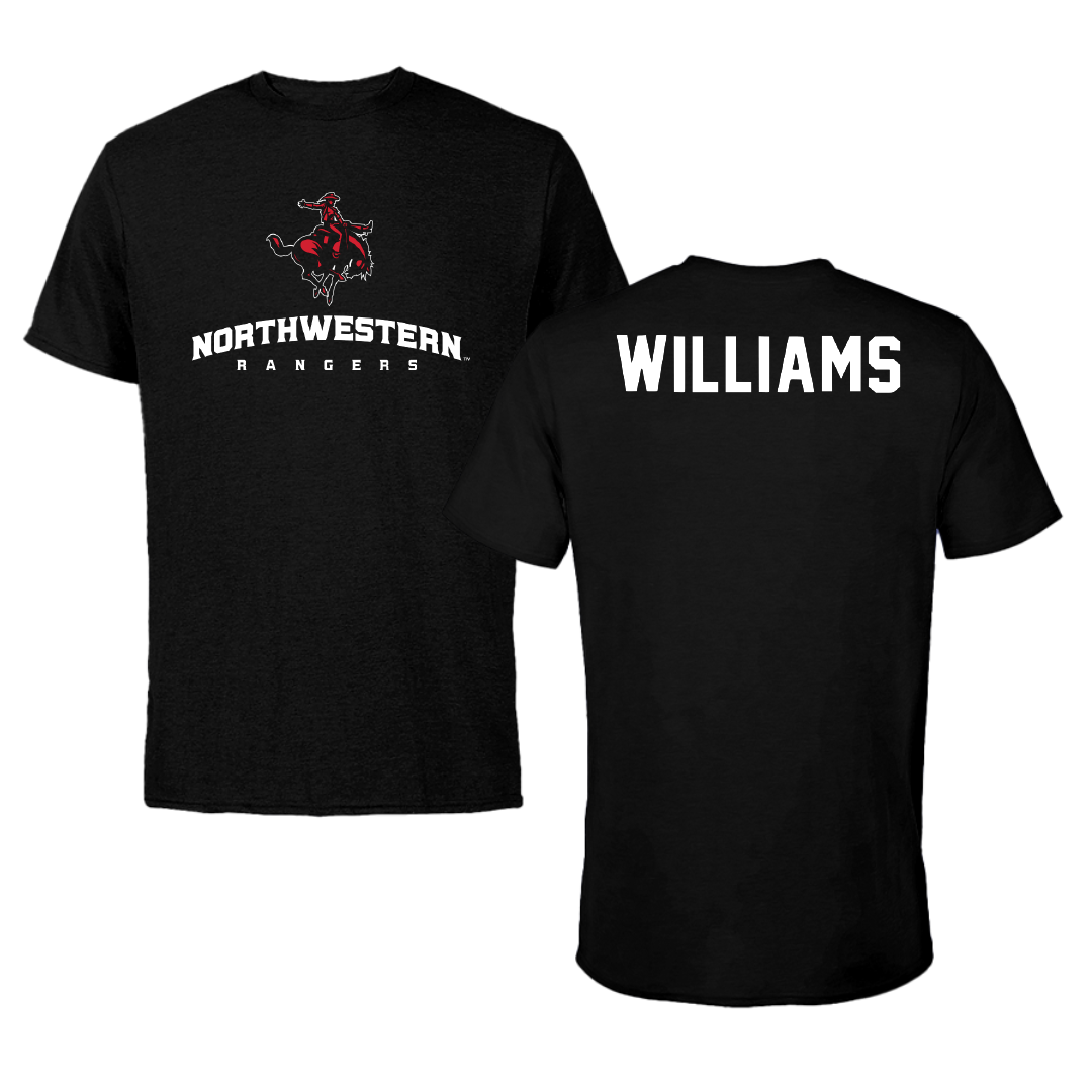 Northwestern Oklahoma State University TF and XC Black Block Tee - Caleb Williams