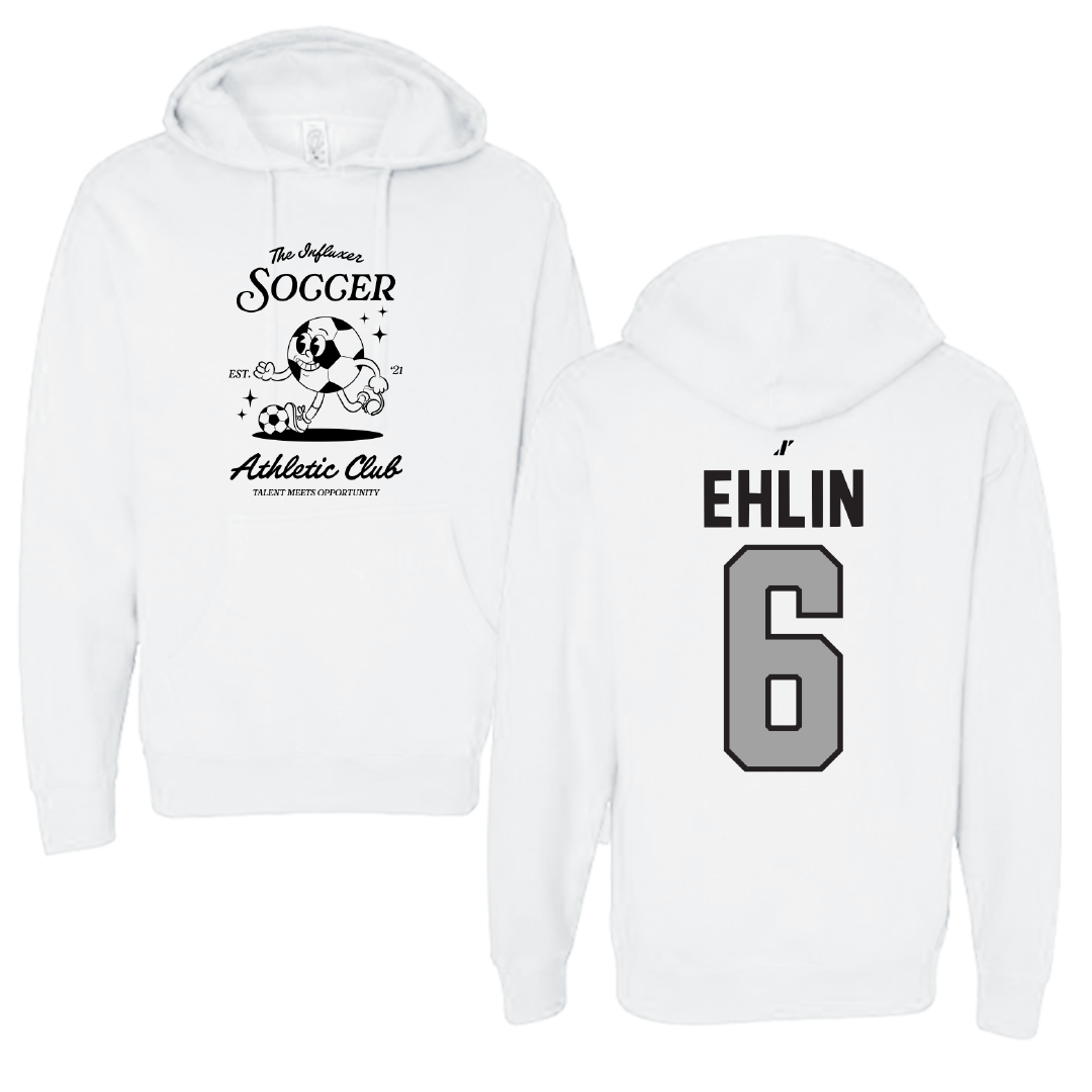 Soccer White Influxer Athletic Club Hoodie - #6 Elias Ehlin