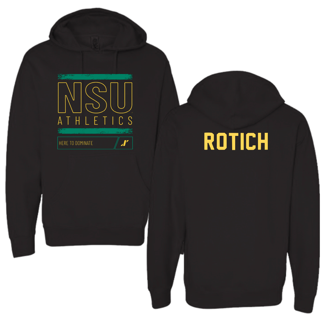 Norfolk State University TF and XC Black Dominate Hoodie - Brian Rotich