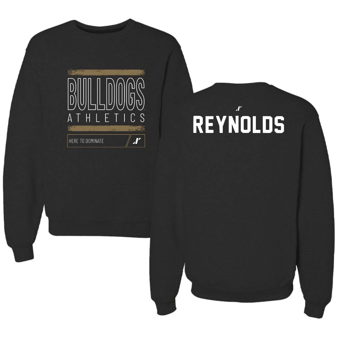 Bryant University TF and XC Black Dominate Crewneck - Dawson Reynolds