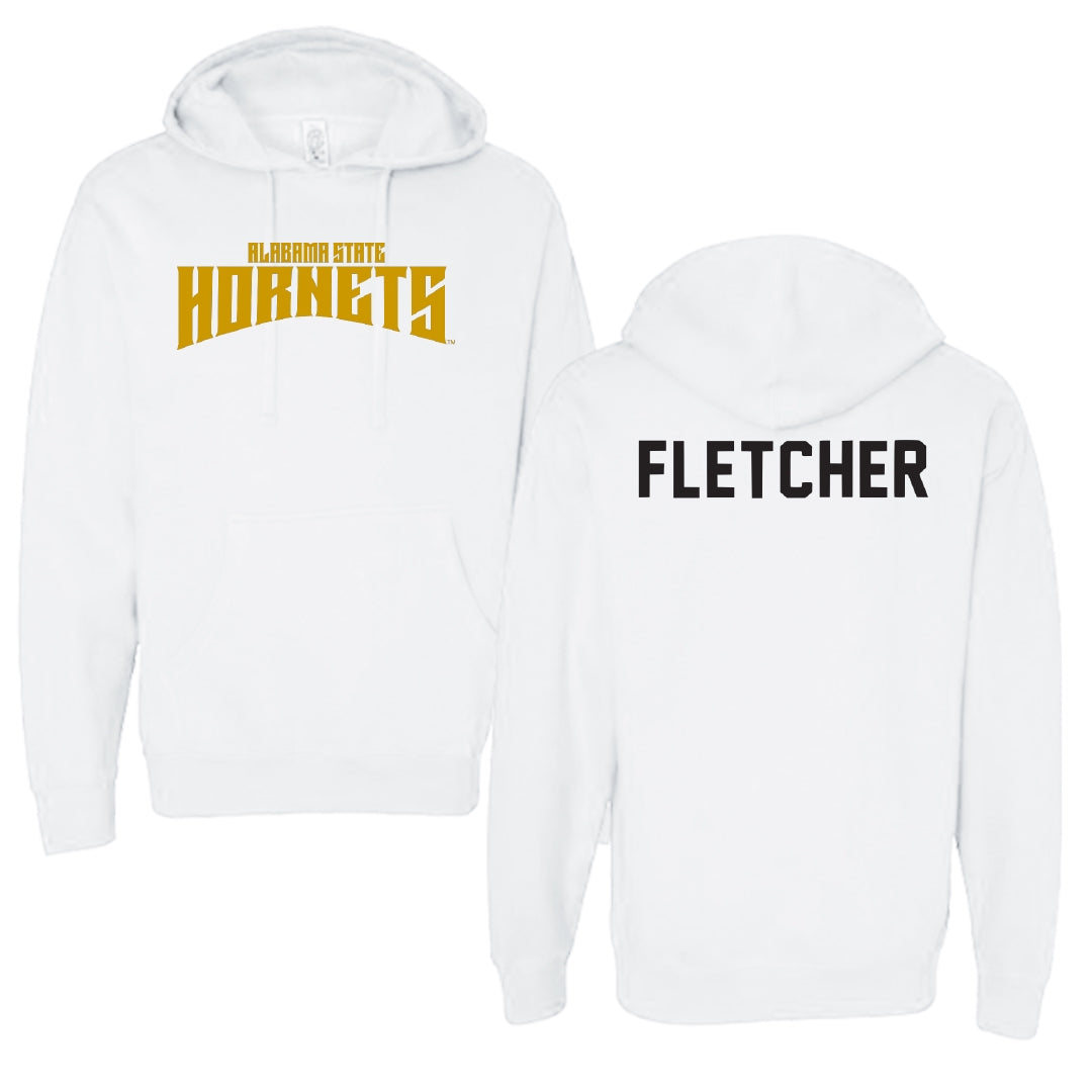 Alabama State University Golf White Classic Hoodie - Carmen Fletcher
