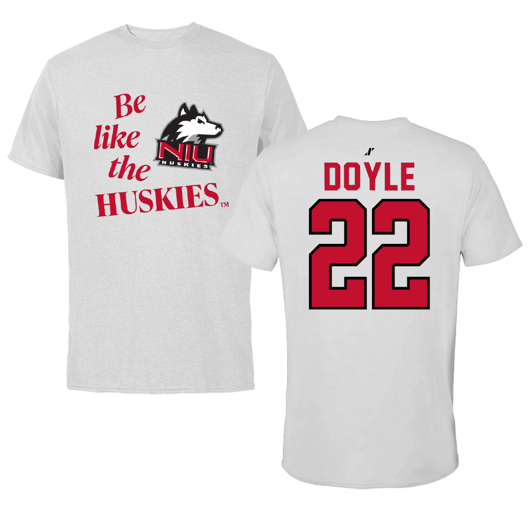 Northern Illinois University Basketball Light Gray Be Like Us Performance Tee - #22 Alecia Doyle