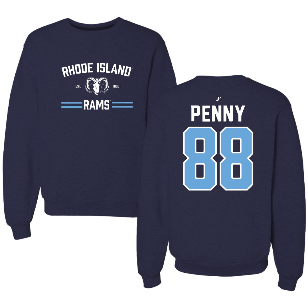 University of Rhode Island Soccer Navy General Crewneck - #88 Cierra Penny