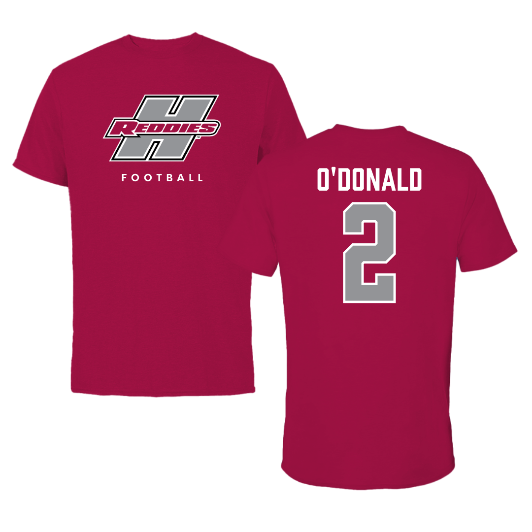 Henderson State University Football Cardinal Performance Tee - #2 Fredrick O'Donald