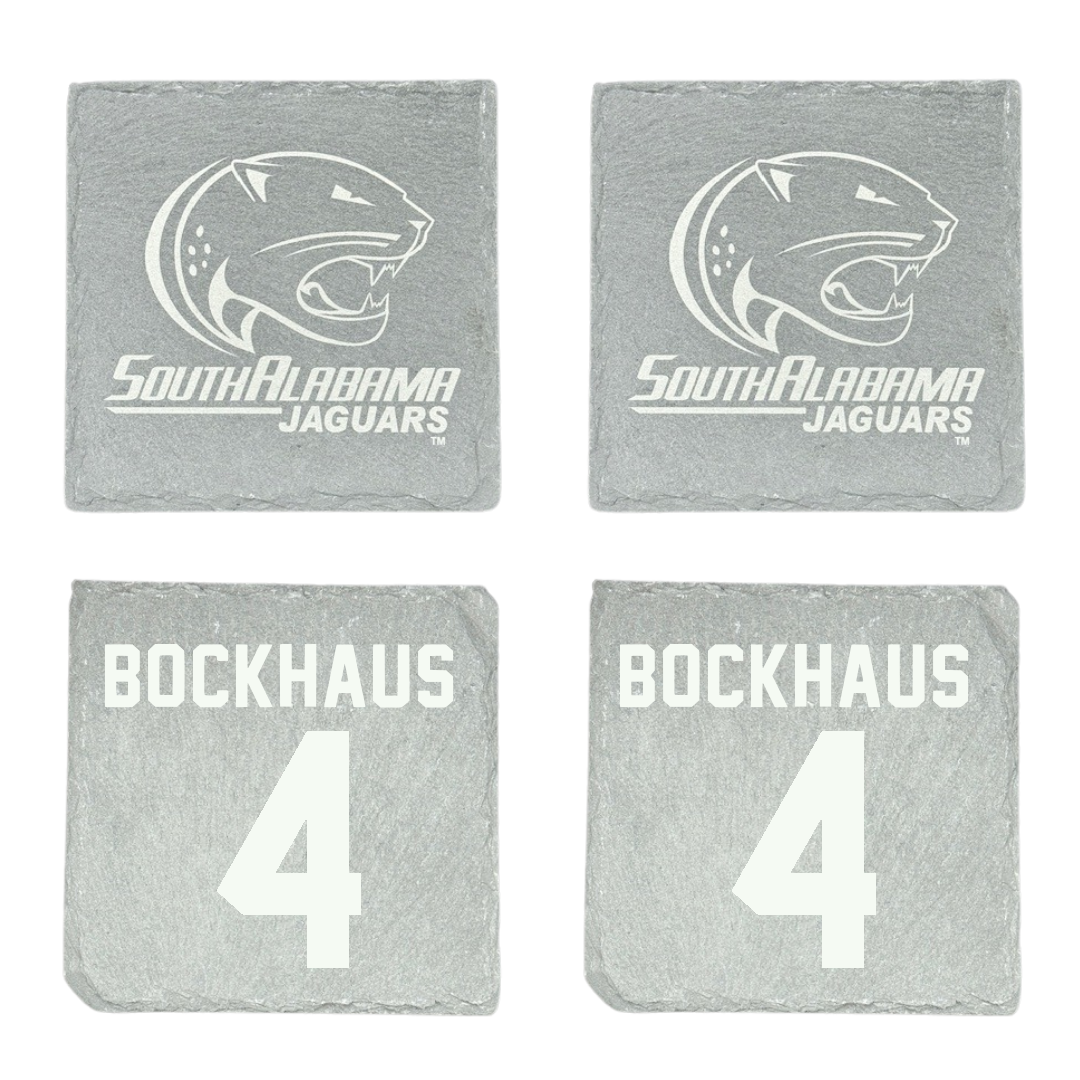 University of South Alabama Softball Stone Coaster (4 Pack)  - #4 Brooklynn Bockhaus