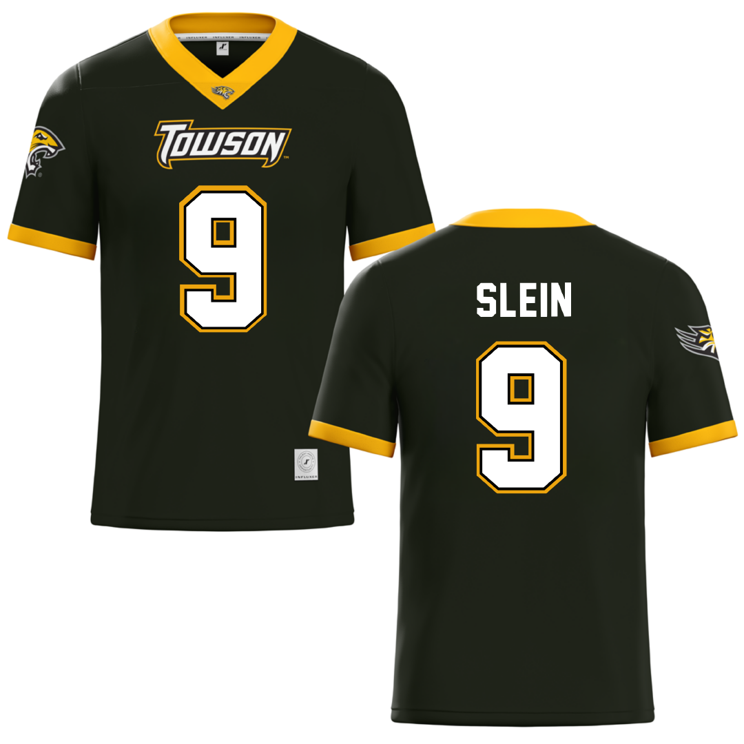 Towson University Black Lacrosse Jersey - #9 Connor Slein