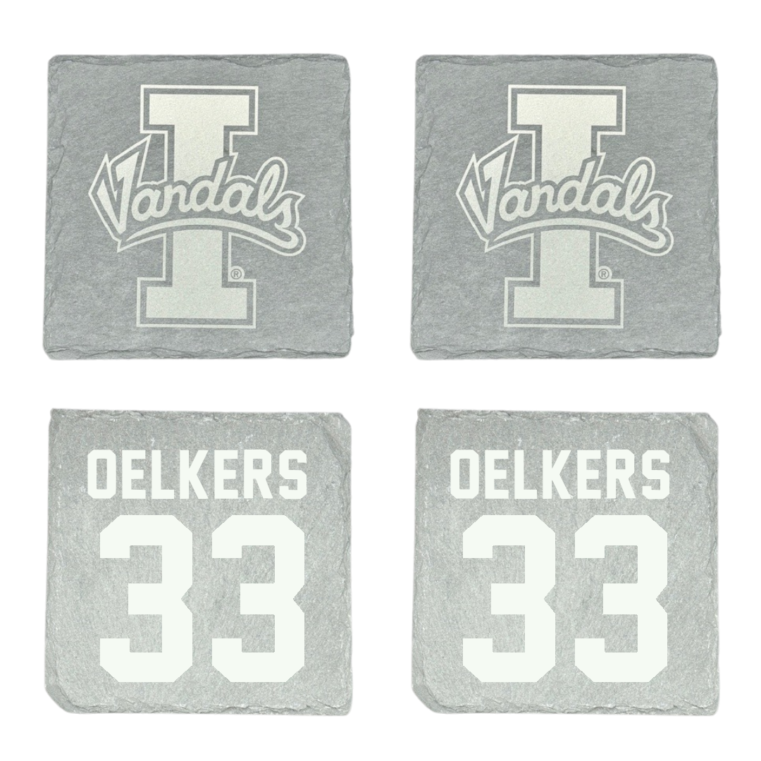 University of Idaho Soccer Stone Coaster (4 Pack)  - #33 Payton Oelkers