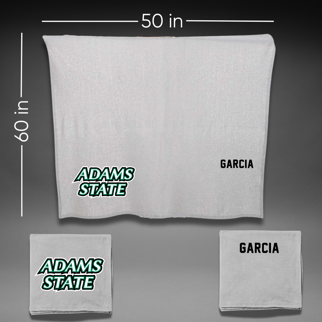 Adams State University Wrestling Gray Blanket - Abraham Garcia