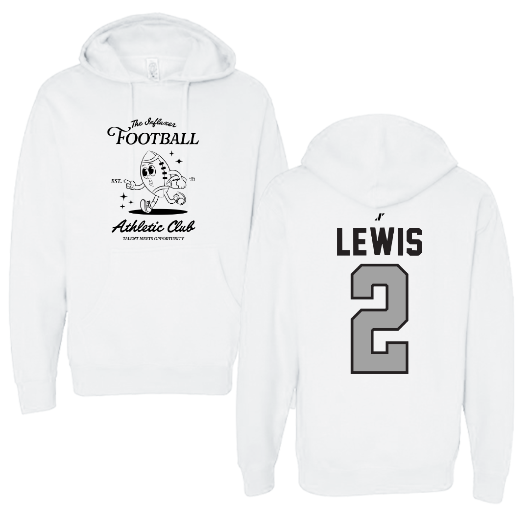 Football White Influxer Athletic Club Hoodie - #2 Kenji Lewis