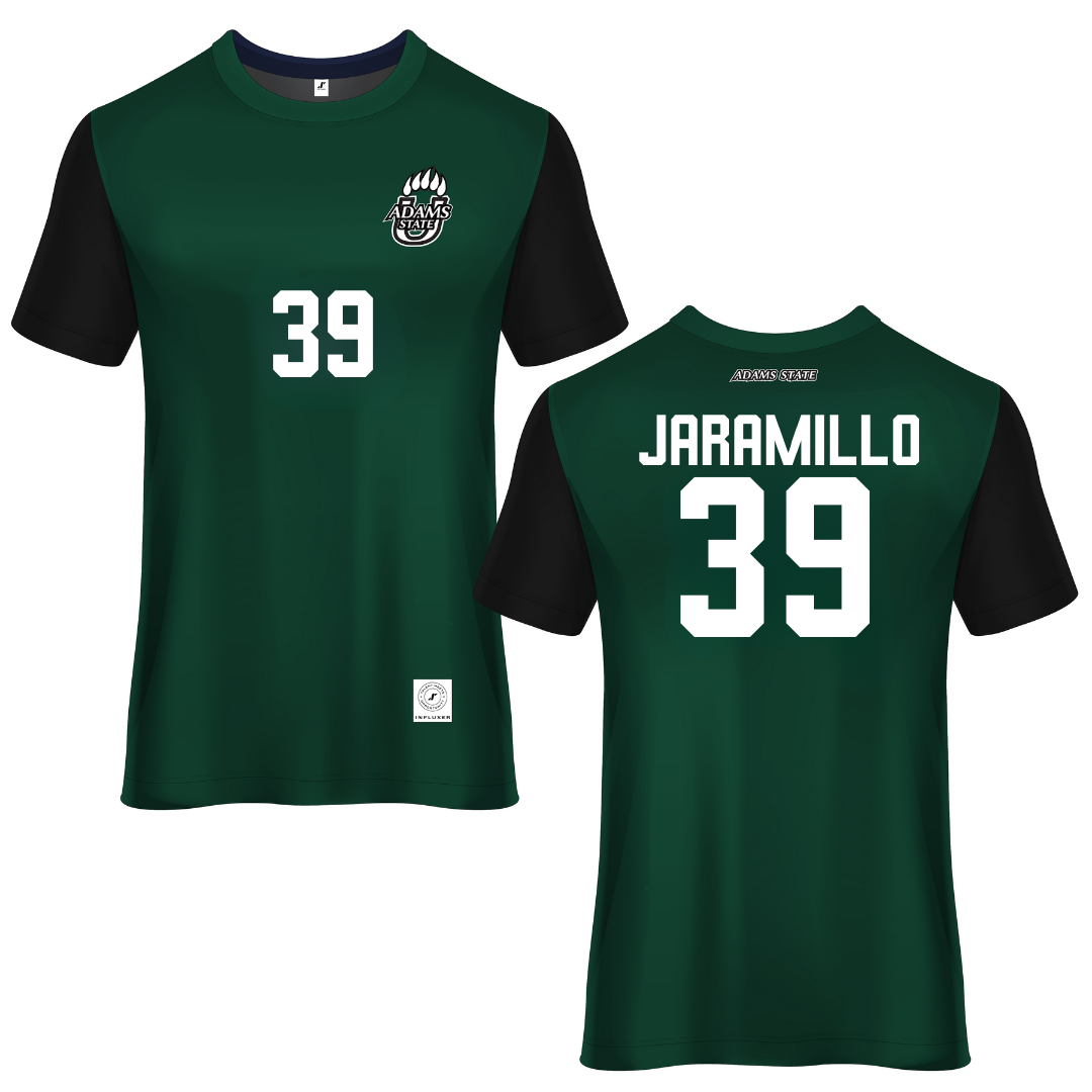 Adams State University Green Soccer Jersey - #39 Cassandra Jaramillo