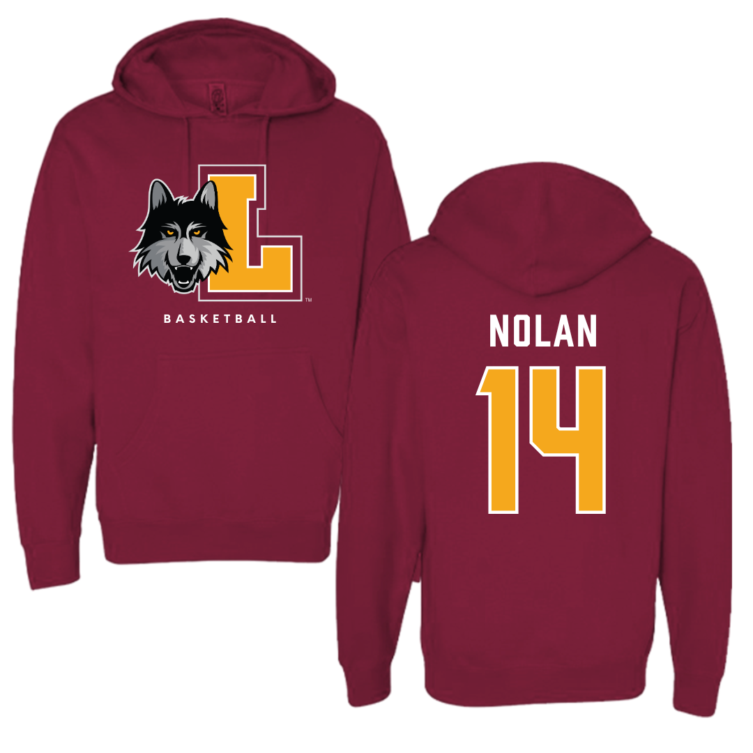Loyola University-Chicago Basketball Maroon Hoodie - #14 Sophia Nolan