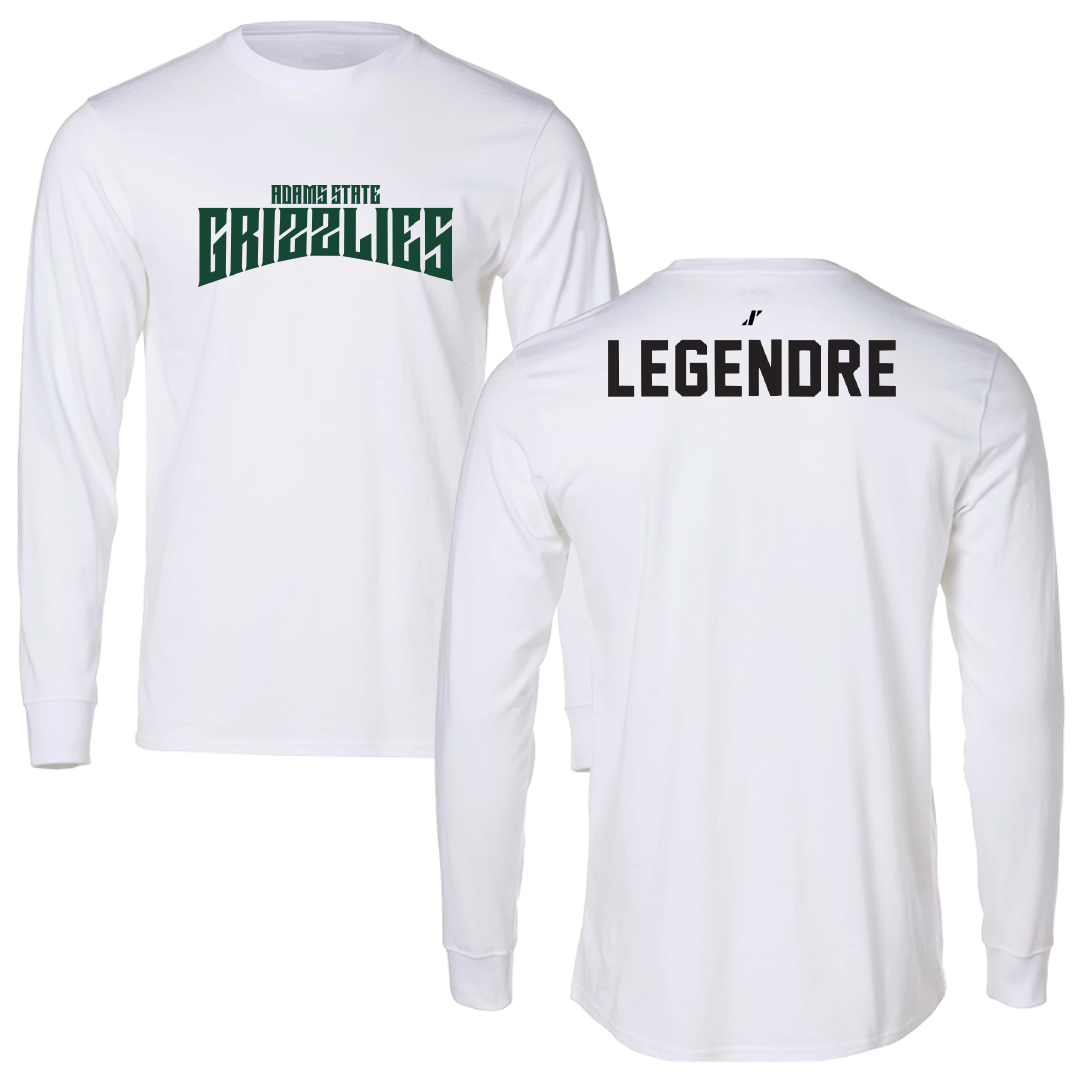 Adams State University TF and XC White Classic Long Sleeve - Romain Legendre