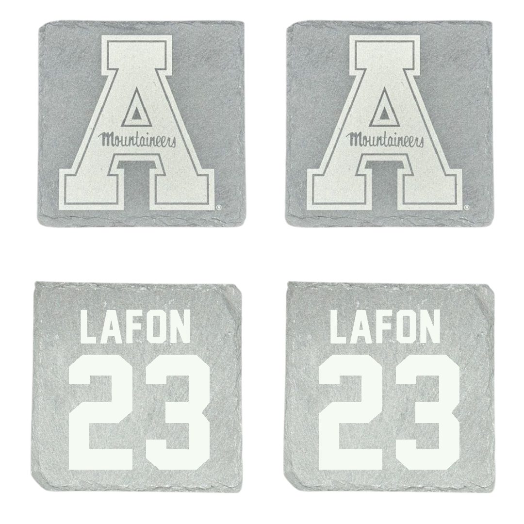 Appalachian State University Basketball Stone Coaster (4 Pack)  - #23 Samantha LaFon