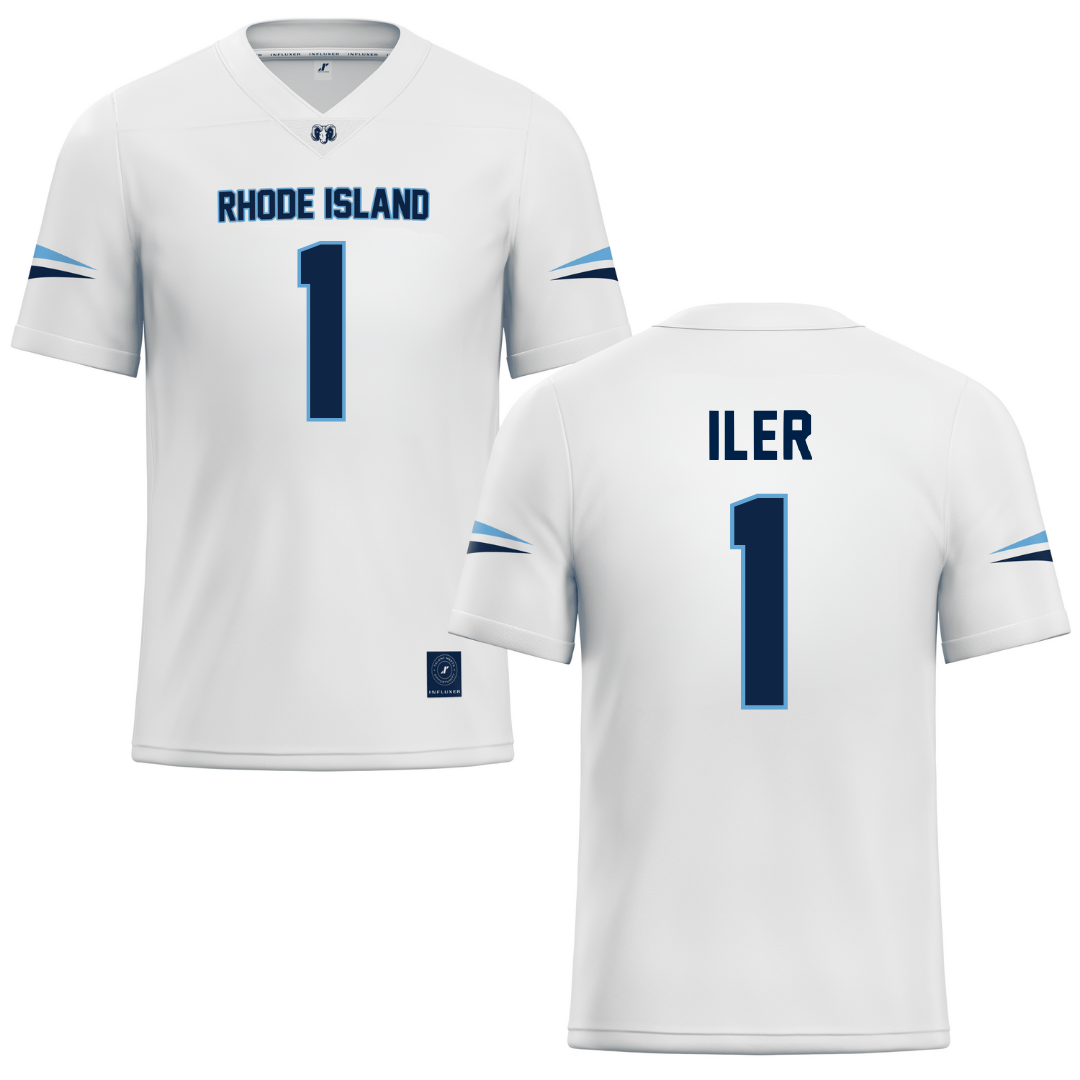 University of Rhode Island White Lacrosse Jersey - #1 Madison Iler