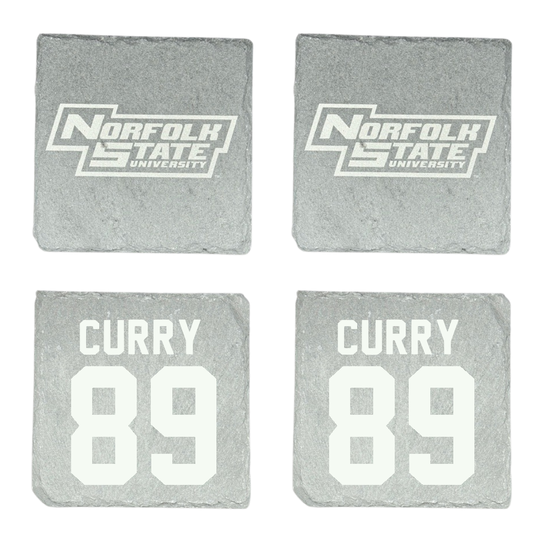 Norfolk State University Football Stone Coaster (4 Pack)  - #89 Michael Curry