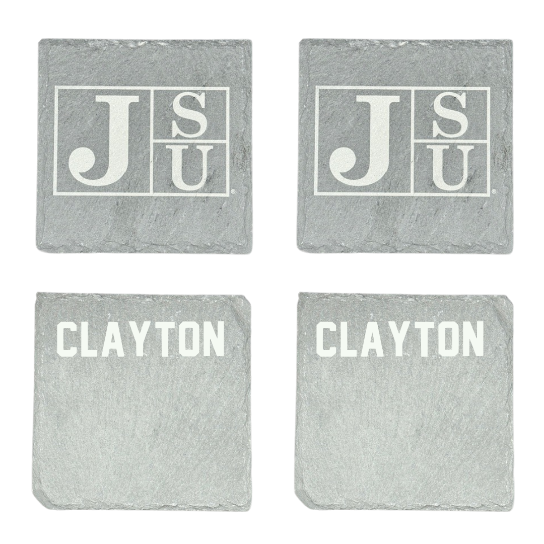 Jackson State University TF and XC Stone Coaster (4 Pack)  - Jiya Clayton