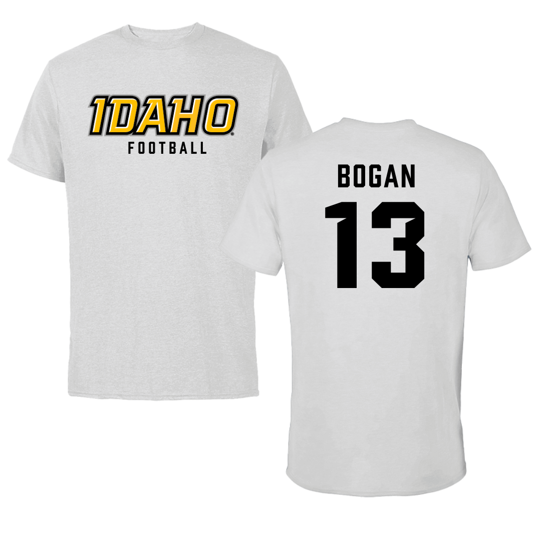 University of Idaho Football Gray Performance Tee - #13 Chance Bogan