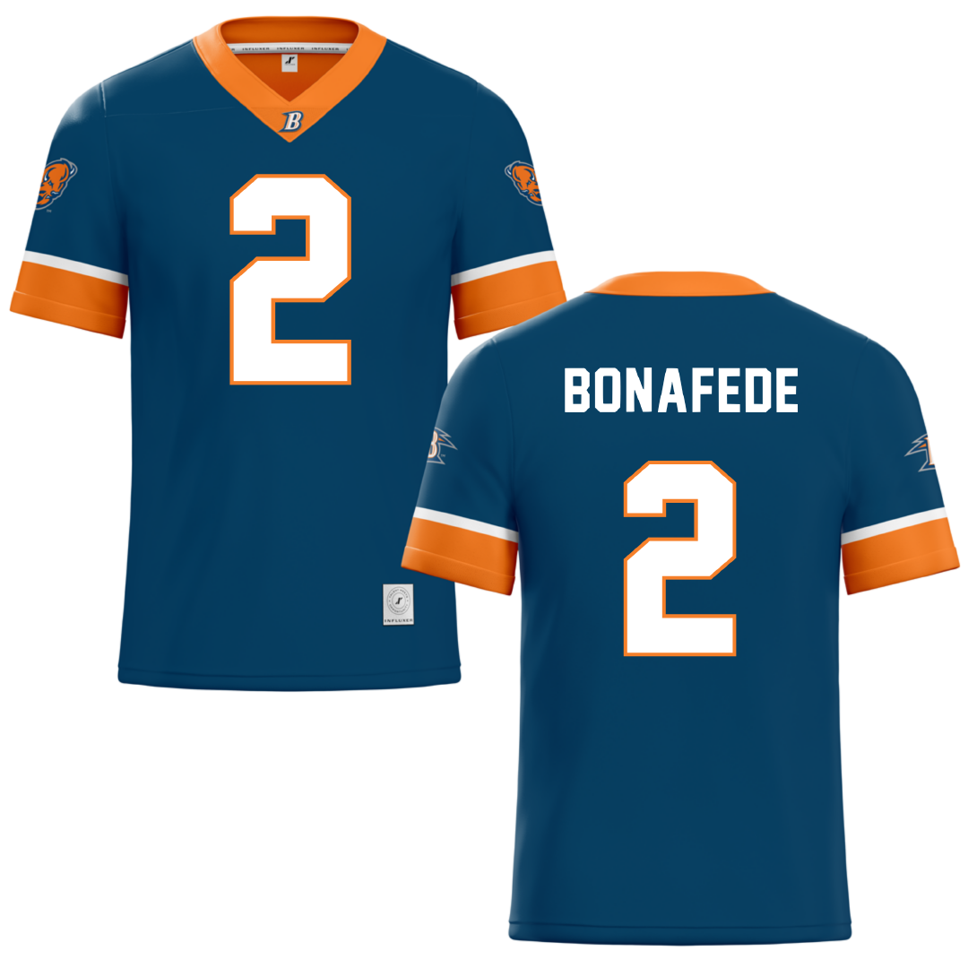 Bucknell University Blue Lacrosse Jersey - #2 Benjamin Bonafede
