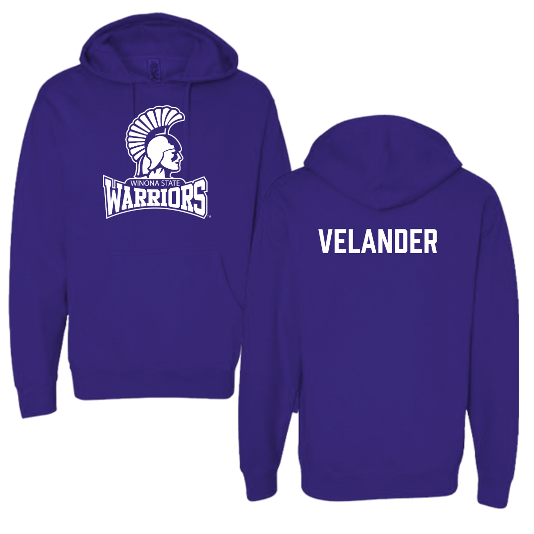 Winona State University Tennis Purple Hoodie - Kate Velander