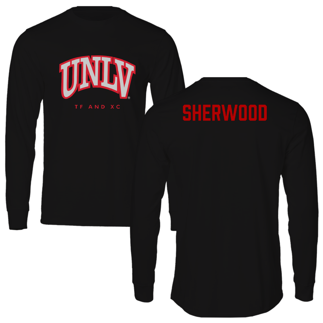 University of Nevada-Las Vegas TF and XC Black Performance Long Sleeve - Kamari Sherwood