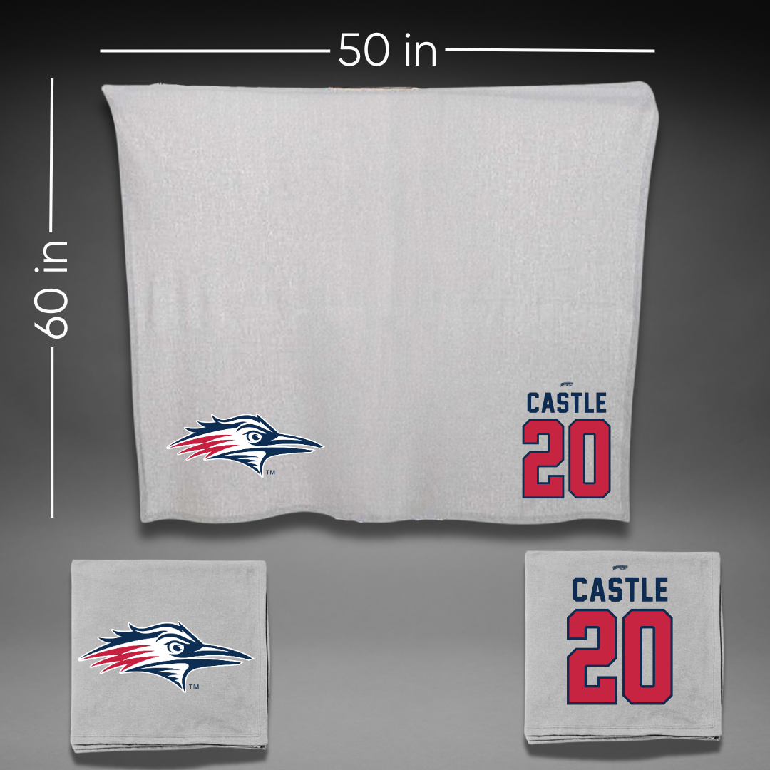 Metropolitan State University of Denver Soccer Gray Blanket - #20 Ella Castle