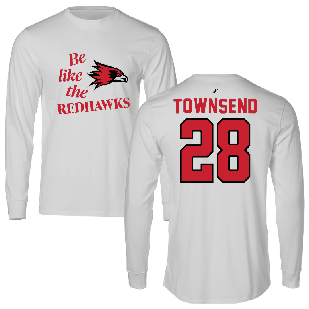 Southeast Missouri State University Football Light Gray Be Like Us Performance Long Sleeve - #28 Amare Townsend