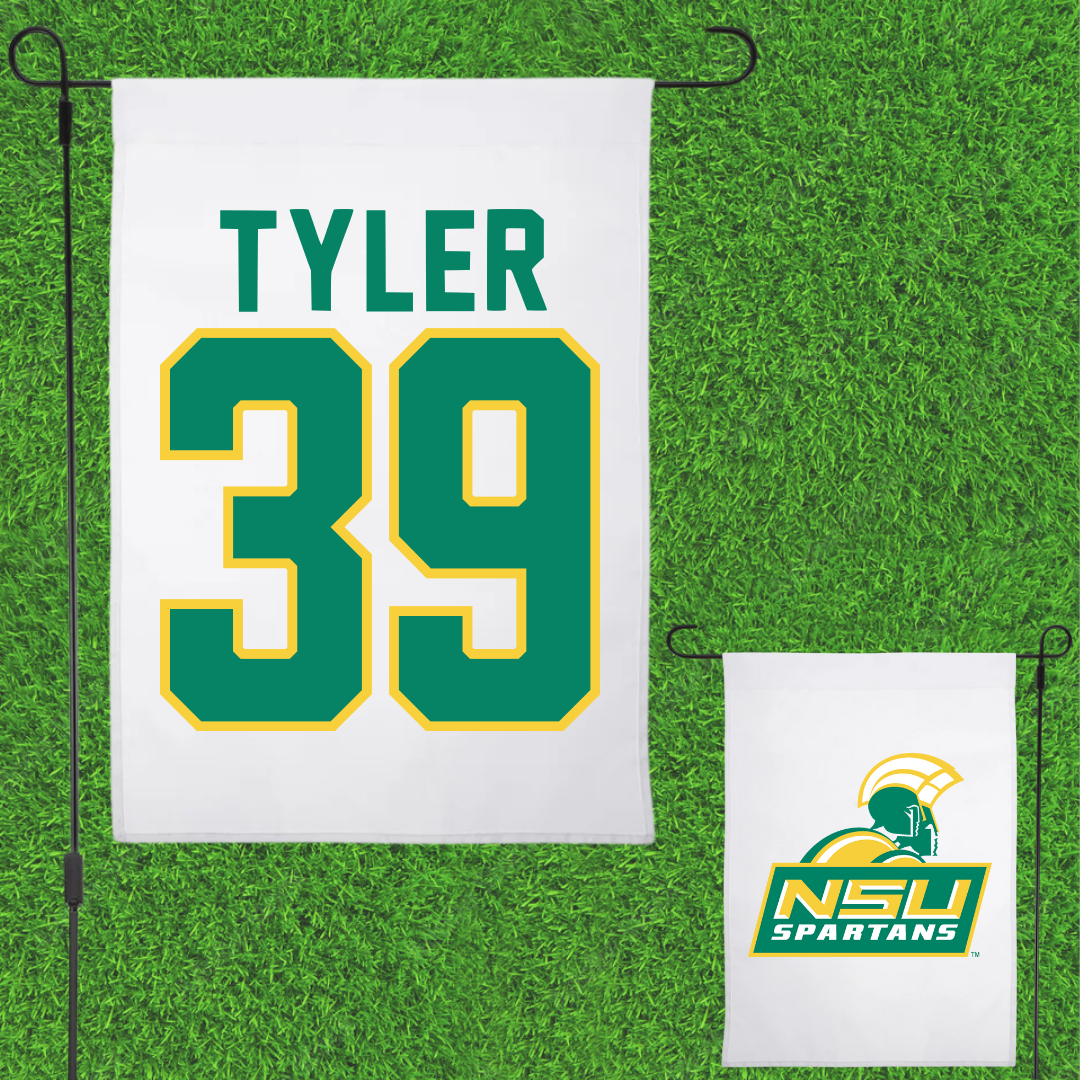 Norfolk State University Softball White Garden Flag - #39 Brierra Tyler