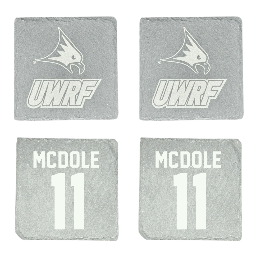 University of Wisconsin-River Falls Volleyball Stone Coaster (4 Pack)  - #11 Grace McDole