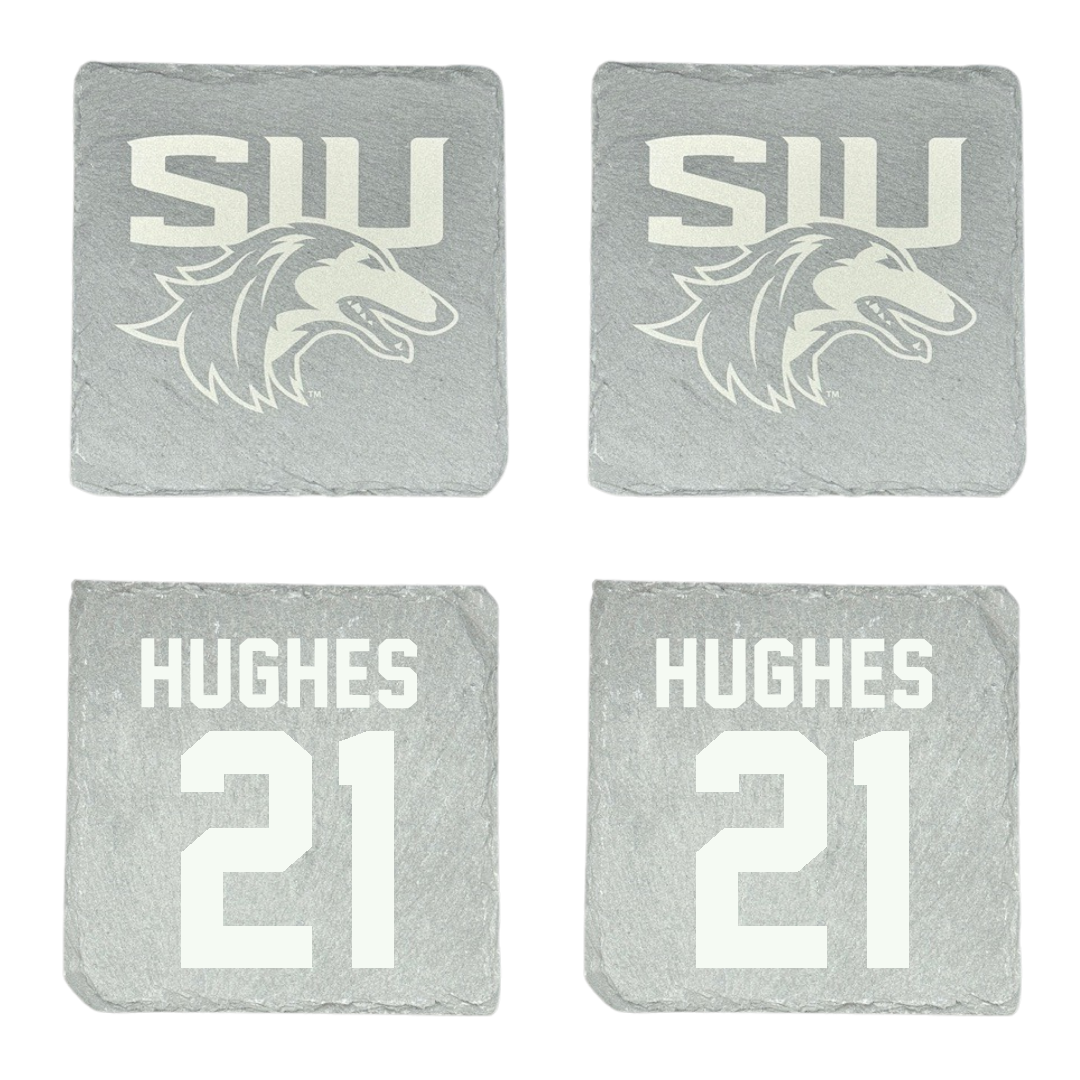 Southern Illinois University at Carbondale Basketball Stone Coaster (4 Pack)  - #21 Seairra Hughes