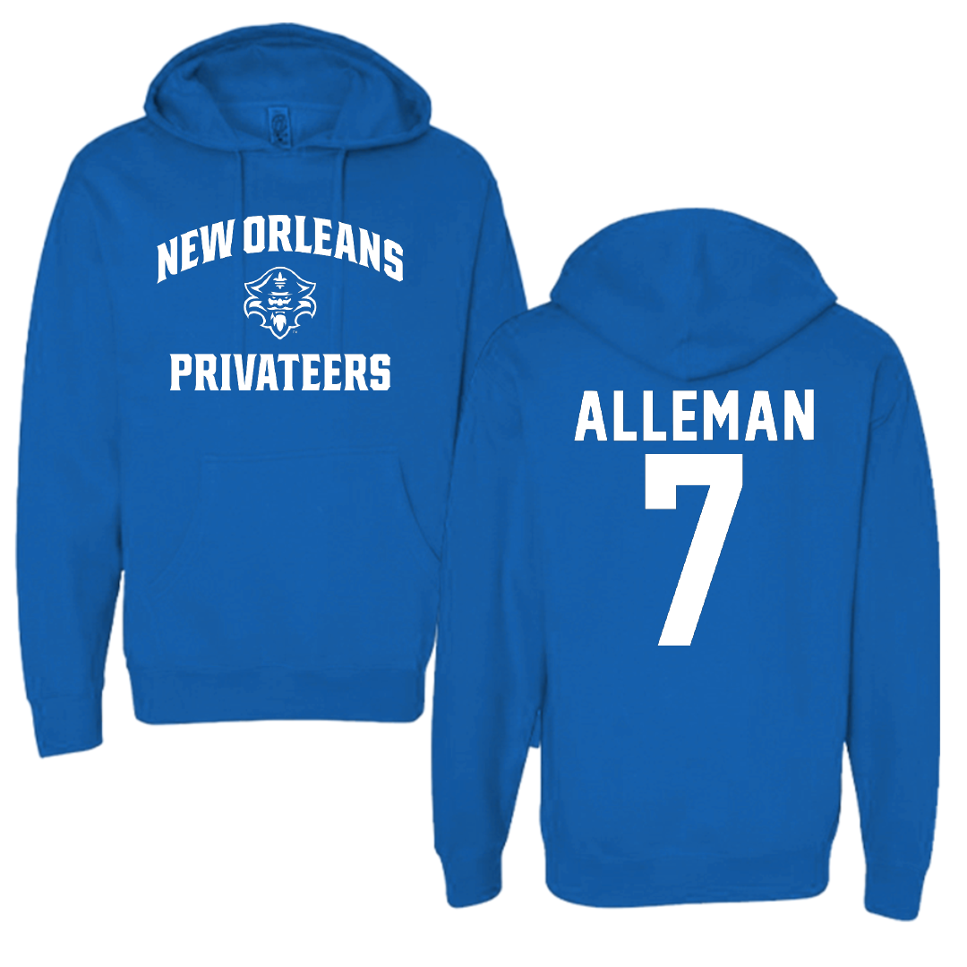 University of New Orleans Volleyball Blue General Hoodie - #7 Lani Alleman