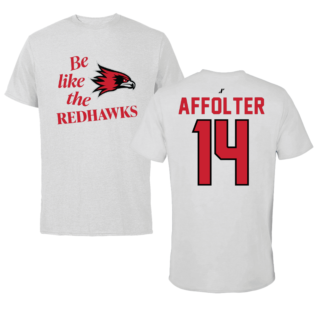 Southeast Missouri State University Softball Light Gray Be Like Us Performance Tee - #14 Brittany Affolter