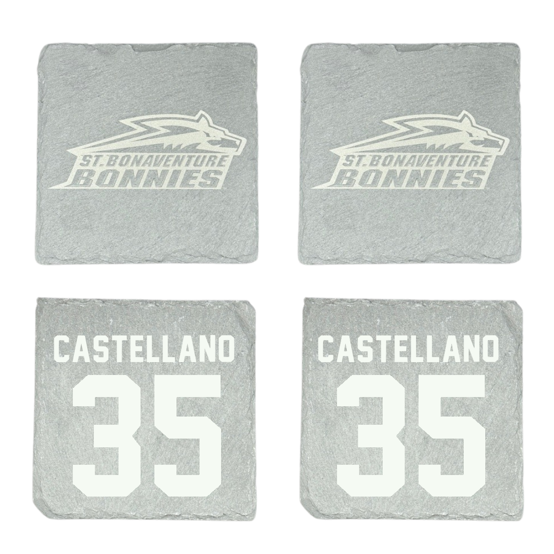 St. Bonaventure University Soccer Stone Coaster (4 Pack)  - #35 Juliana Castellano