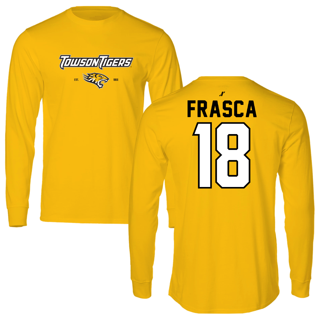Towson University Field Hockey Gold General Long Sleeve - #18 Sophia Frasca