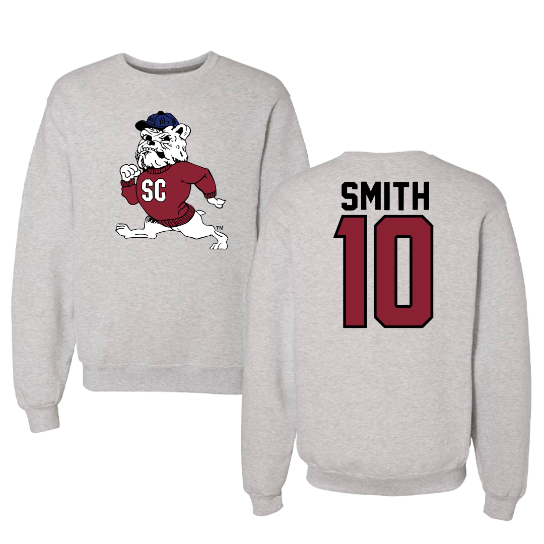 South Carolina State University Football Gray Crewneck - #10 Tyler Smith