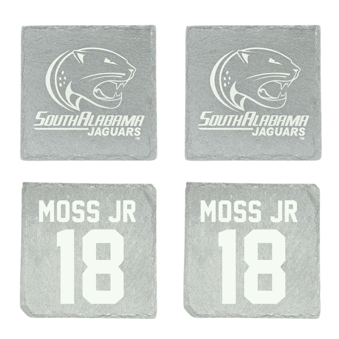 University of South Alabama Football Stone Coaster (4 Pack)  - #18 RJ Moss Jr