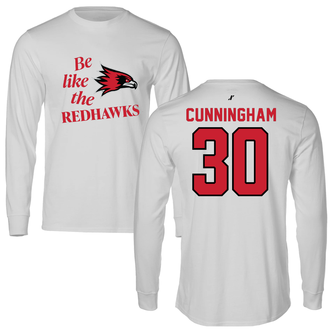 Southeast Missouri State University Football Light Gray Be Like Us Performance Long Sleeve - #30 Judd Cunningham