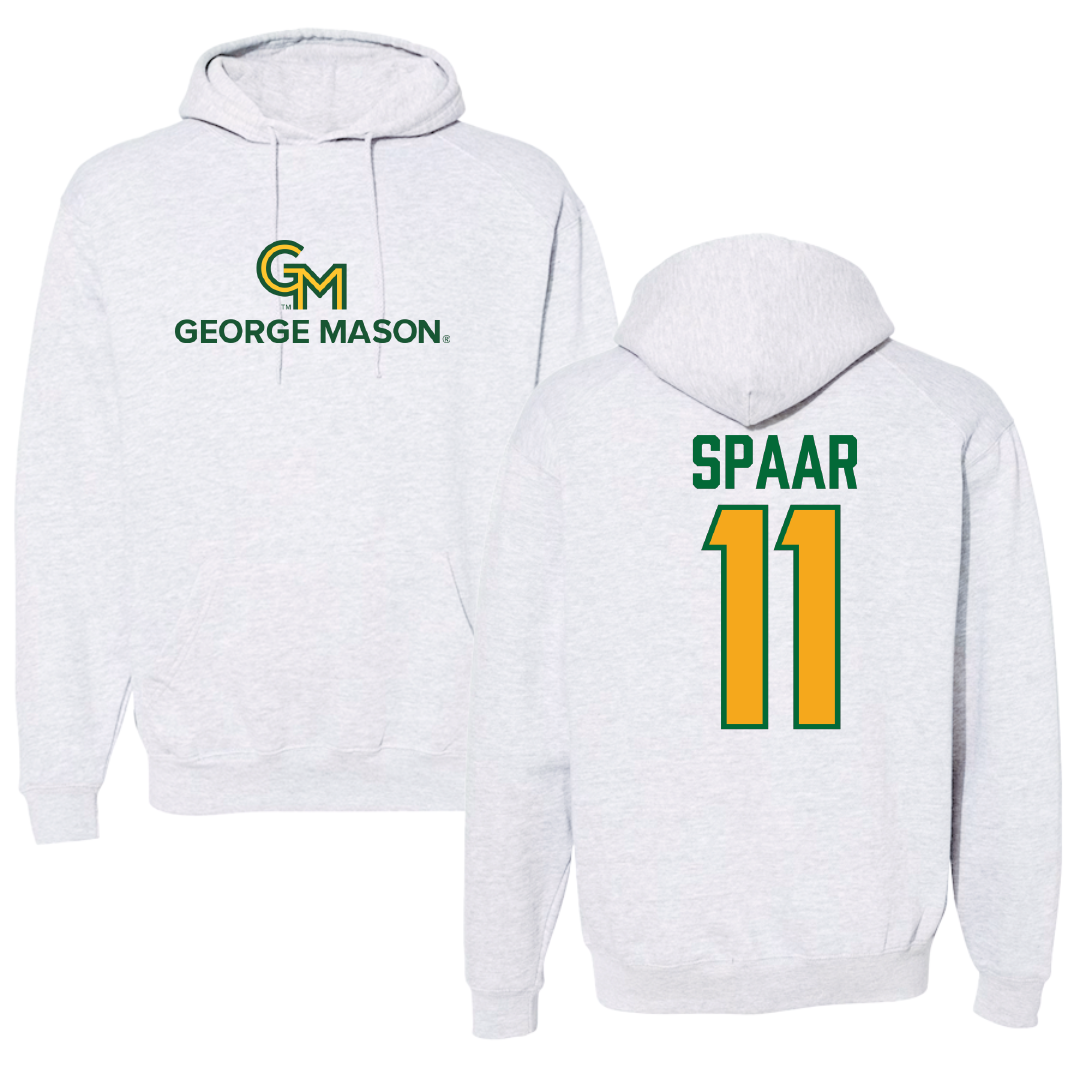 George Mason University Volleyball Gray Hoodie - #11 Nani Spaar