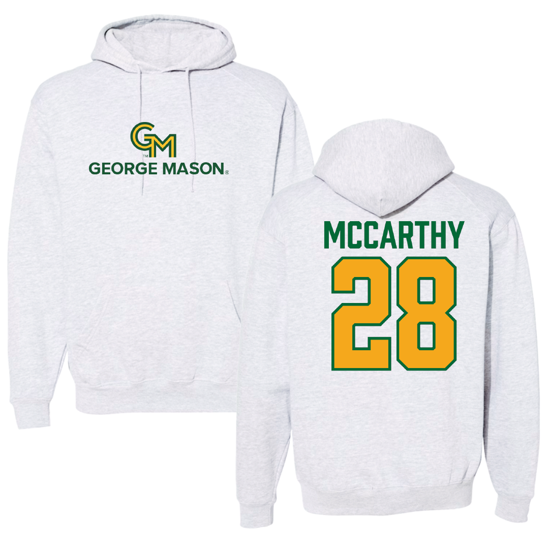 George Mason University Baseball Gray Hoodie - #28 Dylan McCarthy