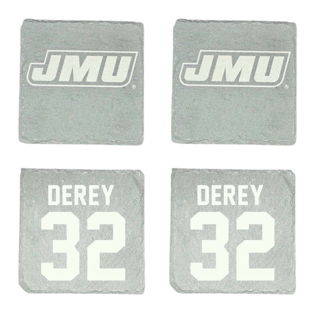 James Madison University Lacrosse Stone Coaster (4 Pack)  - #32 Savannah Derey