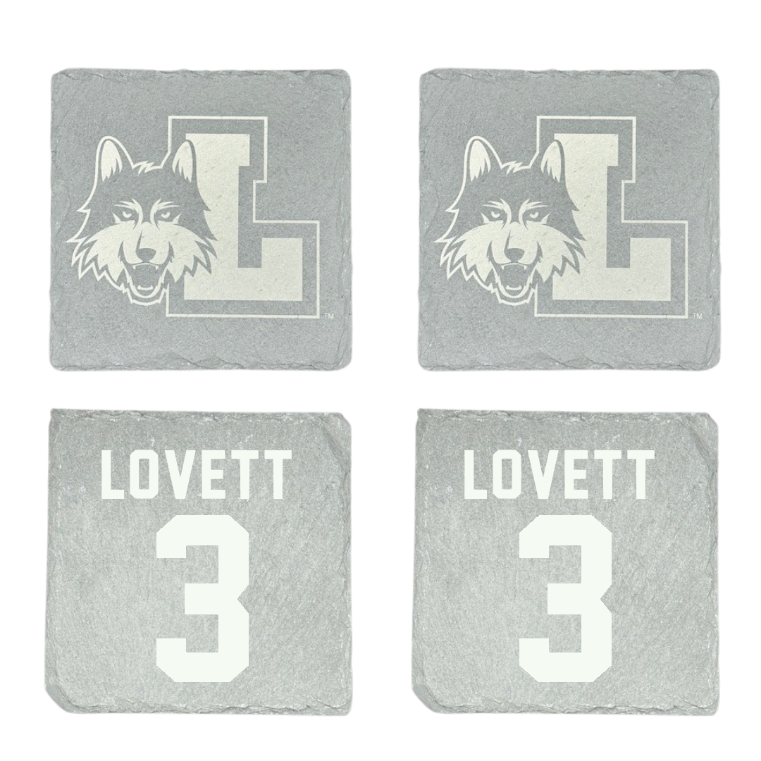 Loyola University-Chicago Volleyball Stone Coaster (4 Pack)  - #3 Olivia Lovett