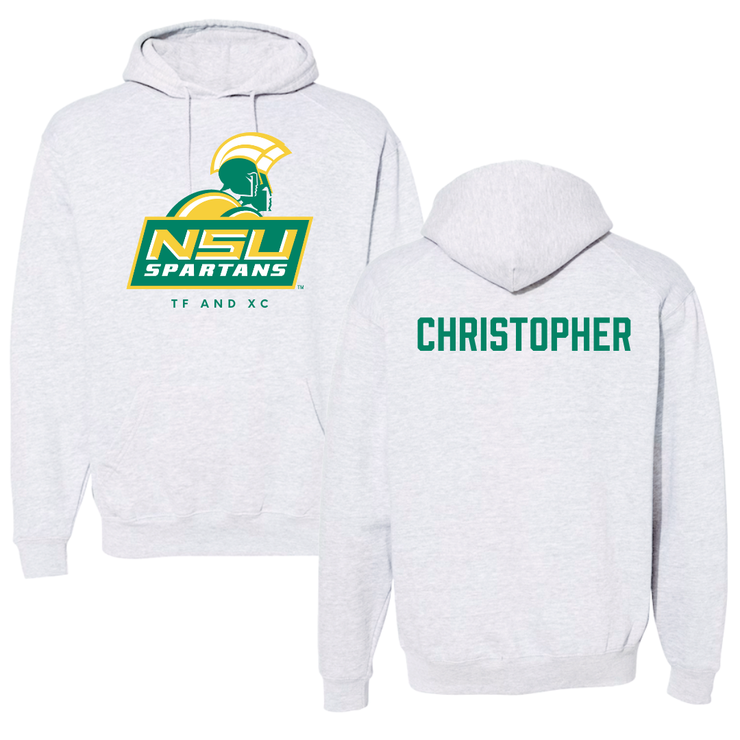 Norfolk State University TF and XC Gray Hoodie - Jahquan Christopher