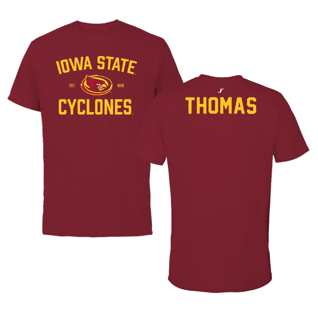 Iowa State University Gymnastics Cardinal General Tee - Lauren Thomas