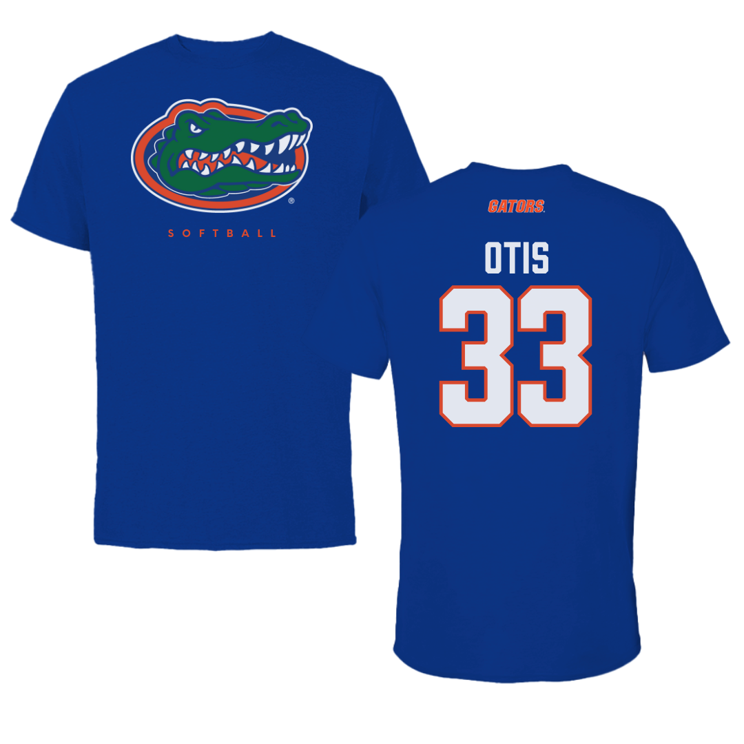 University of Florida Softball Blue Tee - #33 Korbe Otis