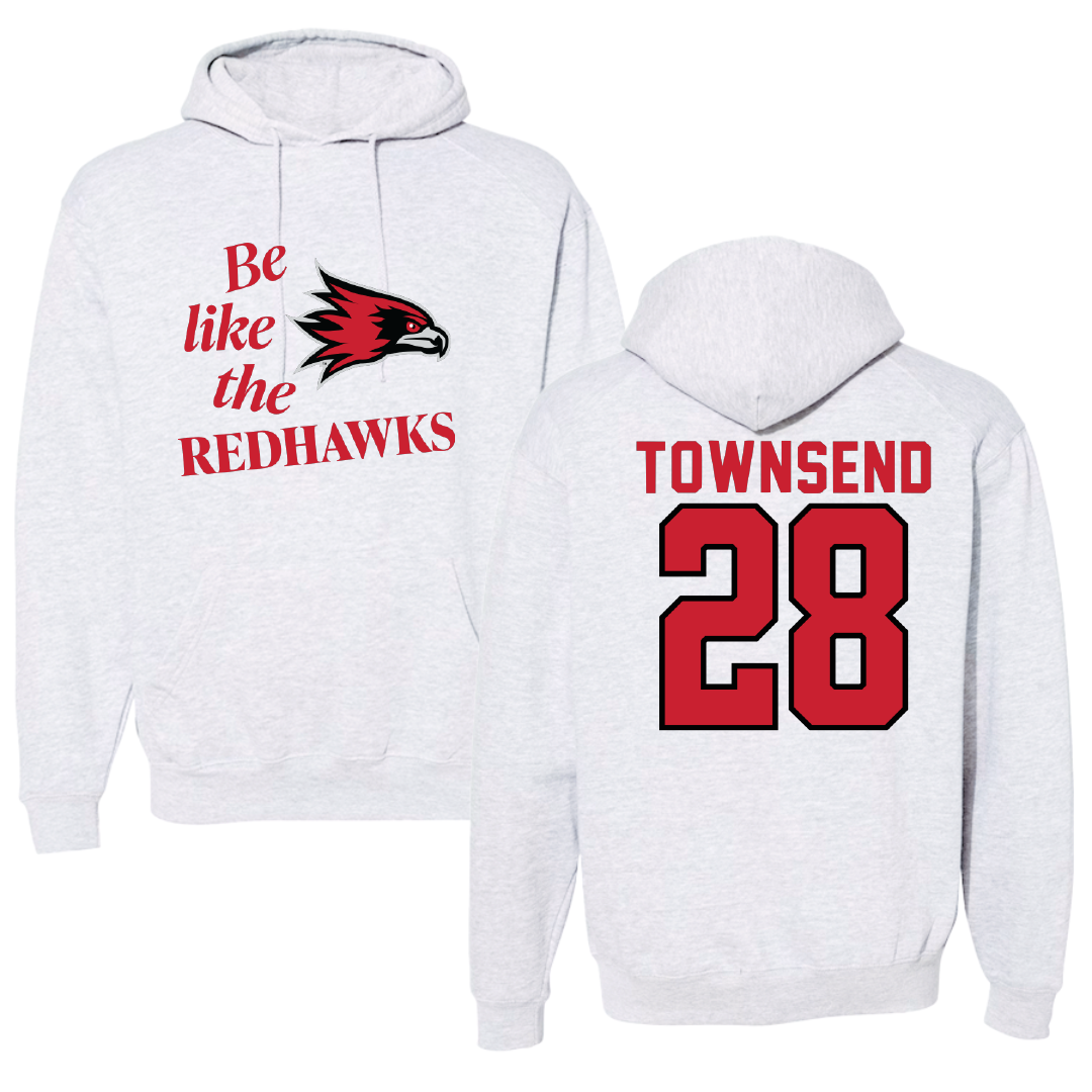 Southeast Missouri State University Football Light Gray Be Like Us Hoodie - #28 Amare Townsend