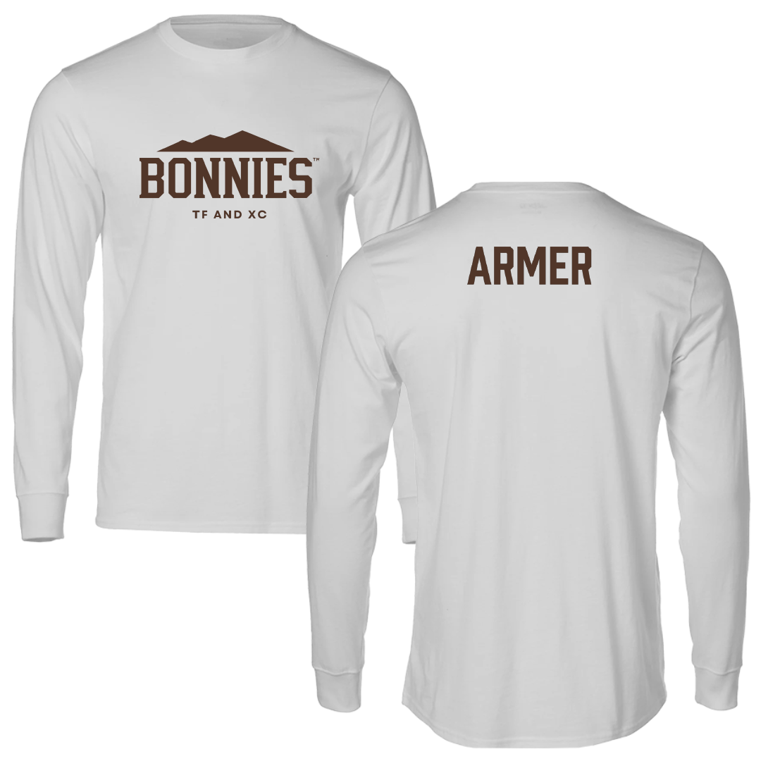 St. Bonaventure University TF and XC Light Gray Long Sleeve - Jake Armer