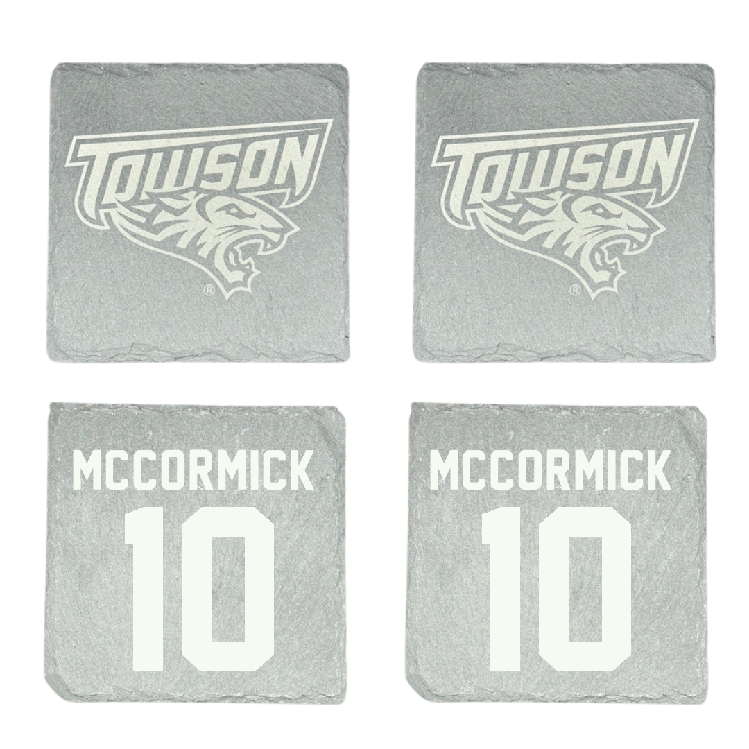 Towson University Lacrosse Stone Coaster (4 Pack)  - #10 Katie McCormick