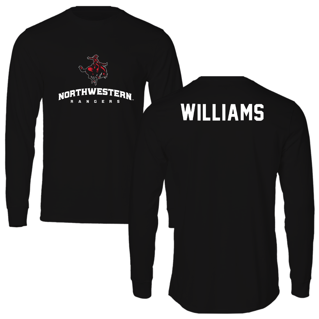 Northwestern Oklahoma State University TF and XC Black Block Long Sleeve - Caleb Williams